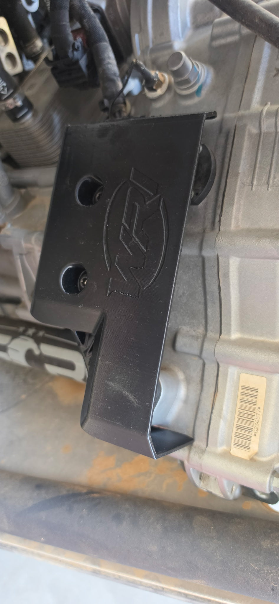 Can-Am 2seat Mav R transmission sensor protector
